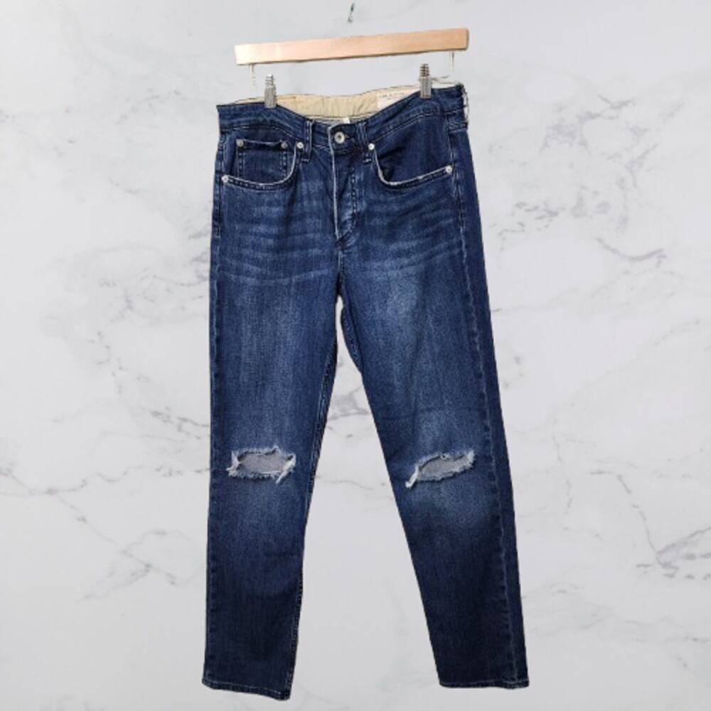 Rag & Bone Rosa Mid-Rise Boyfriend Size 26 Button Fly